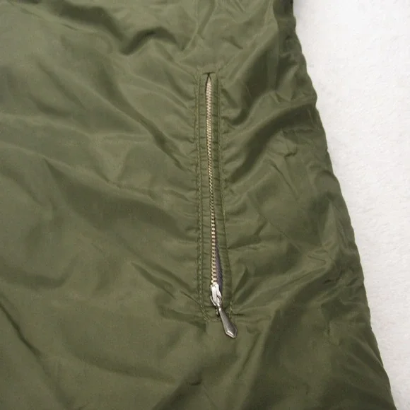 Abercrombie Fitch Down Jacket Men Large‎ Green Water Resist Puff VTG RARE 70 80s